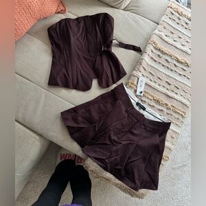 Dynamite Plum Skirt Set